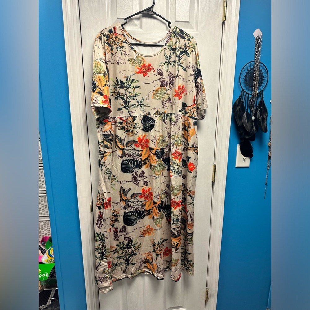 🌴🌀Tropical Print Dress🌀🌴